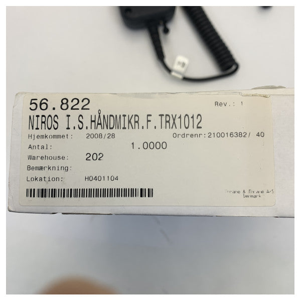 Niros 56.822 Портативний для TRX1012 Портативний VHF