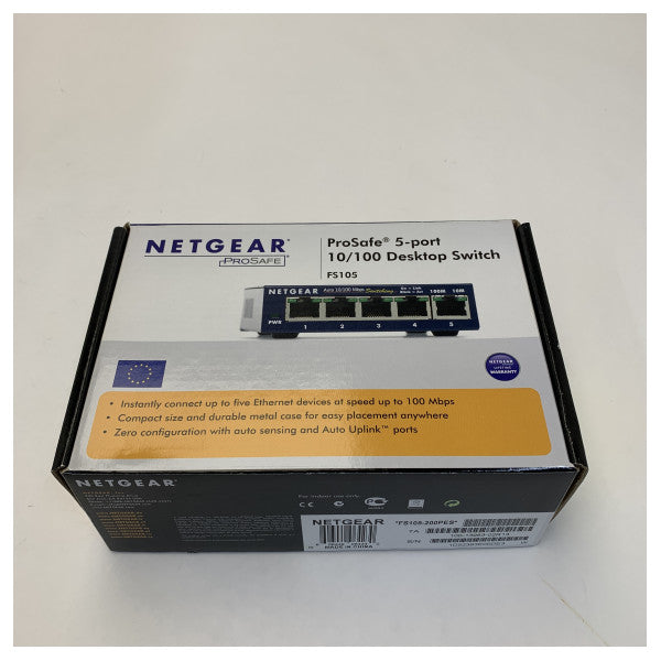 Netgear 5-θυρών 10/100 Fast Ethernet Μη Διαχειριζόμενος Διακόπτης