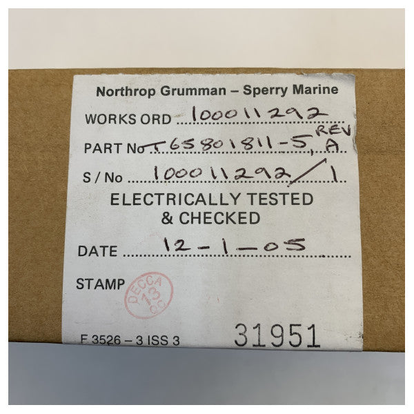 Sperry T65801811-5 X-BAND DC Moottorin Ohjaus PCB Kortti