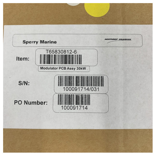 Радіолокаційний модулятор PCB Sperry 30kW - T65830812