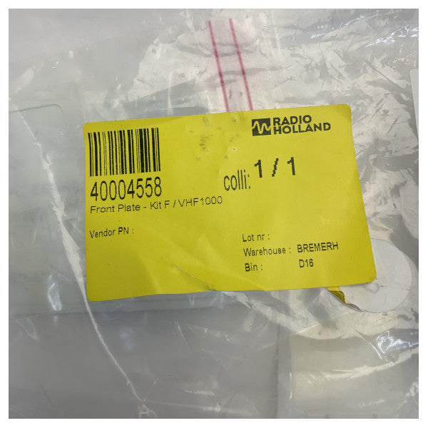 Sailor S-67-122332 Etulevy VHF 1000 -järjestelmälle