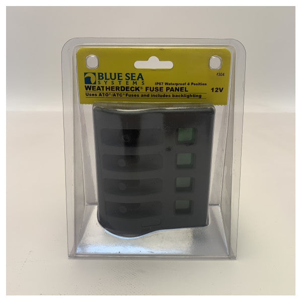 4-funkcyjny panel przełączników pokładowych Blue Sea Wether 12V - 4304-BSS