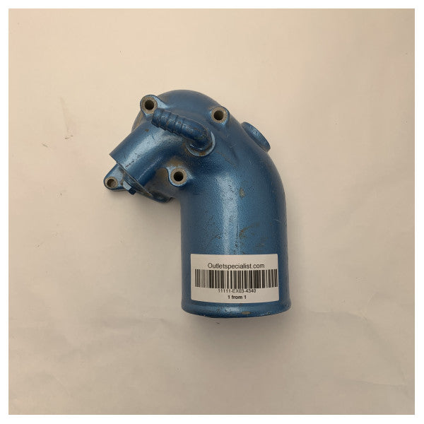 Nanni 4.340 ve 4.330 TDI motor egzozu bükülmüş