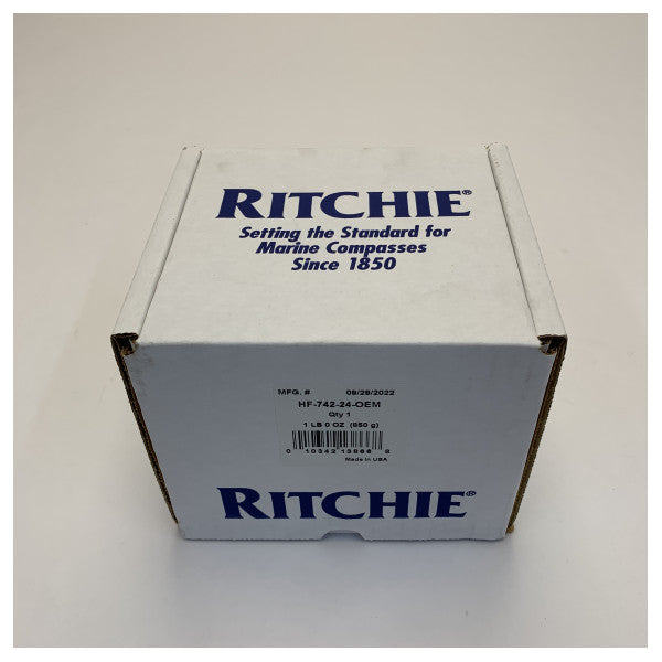 Ritchie Helmsman Entegre Pusula Siyah - HF-742 24V