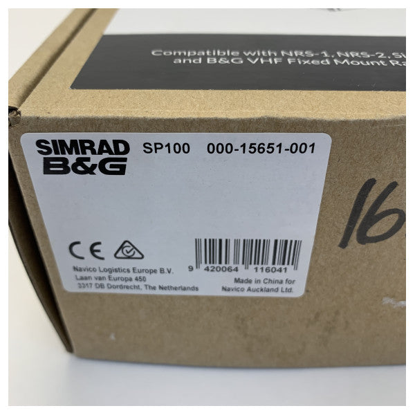 Simrad SP100 Ulkoinen VHF-kaiutin Musta NRS1:lle ja NRS2:lle - 000-15651-001