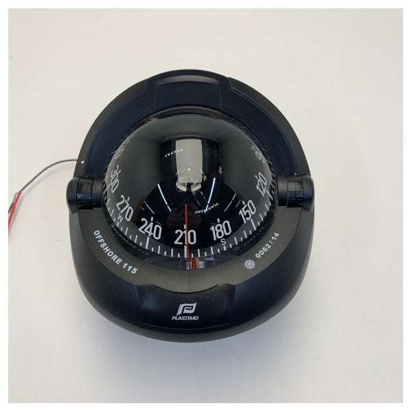 Plastimo Offshore 115 Kompass med svart urtavla 12/24V - 60991
