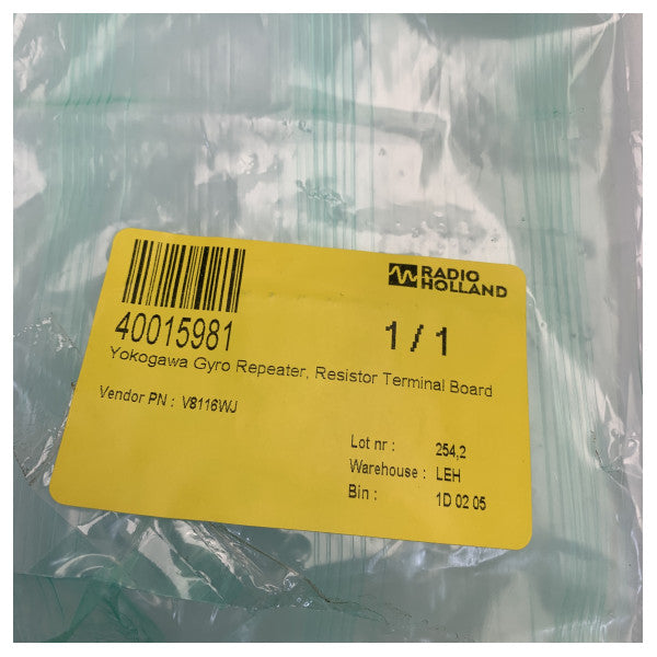 Yokogawa V8116WJ Gyro Compass Repeater Resistor Terminal Board