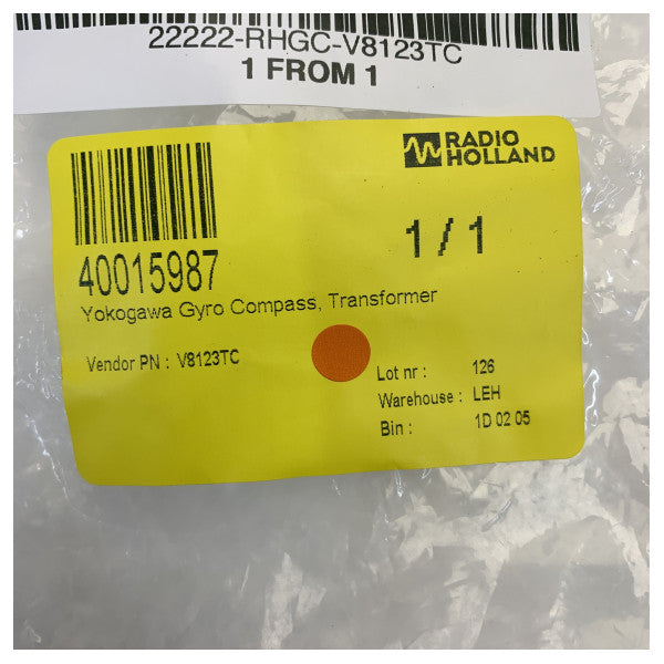 Yokogawa V8123TC Gyro Compass Transformer