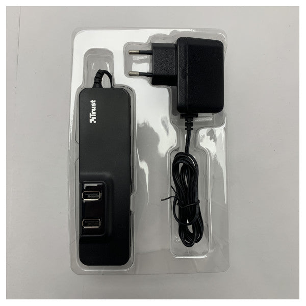 Hochwertiger 7-Port USB 2.0 Hub mit Stromadapter ��� Kompakt und zuverlässig für PC- und Laptop-Verbindungen