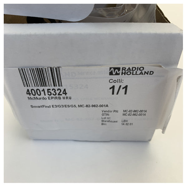 McMurdo MC-82-962-001A EPRIB Hydrostatic Release Valve