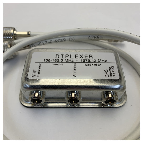 Pomorski antenni diplexer 070513 - VHF / GPS
