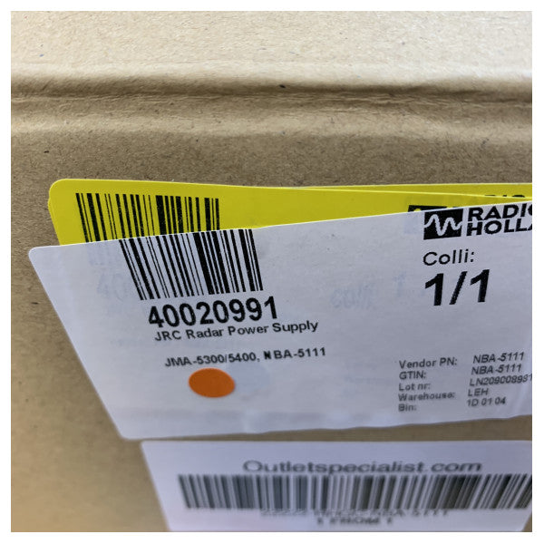 Unità di alimentazione radar JRC NBA-5111 per JMA-5300-5400