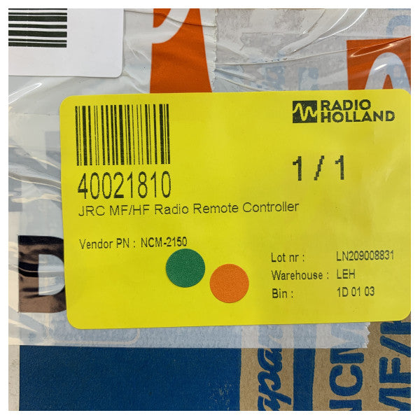 Unità di controllo della comunicazione radio MF/HF JRC NCM-2150