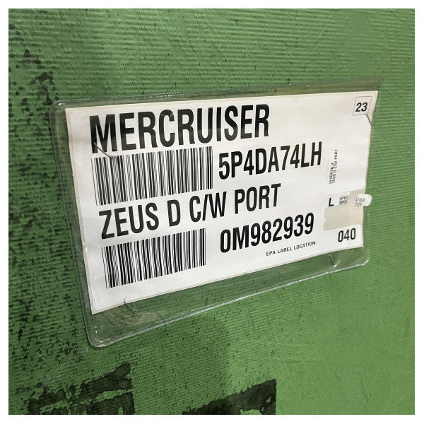 Cummins QSC8.3 600 HP Zeus joystick-kontrollert dobbelt motorsett