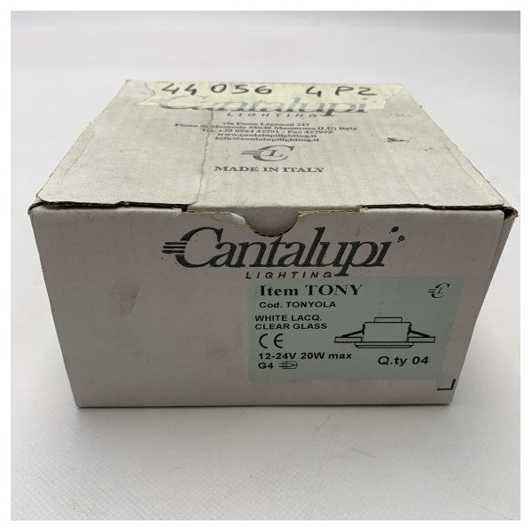 Cantalupi Branco Spotlight Tony 28V20W Marine Recessed Spot 12-24V 20W IP65 Waterproof Boat Light