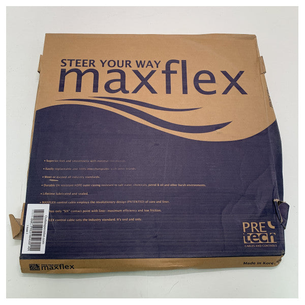 Câble de direction Maxflex de qualité marine - HDPE durable, résistant aux UV, 4m pour les bateaux et l'utilisation marine