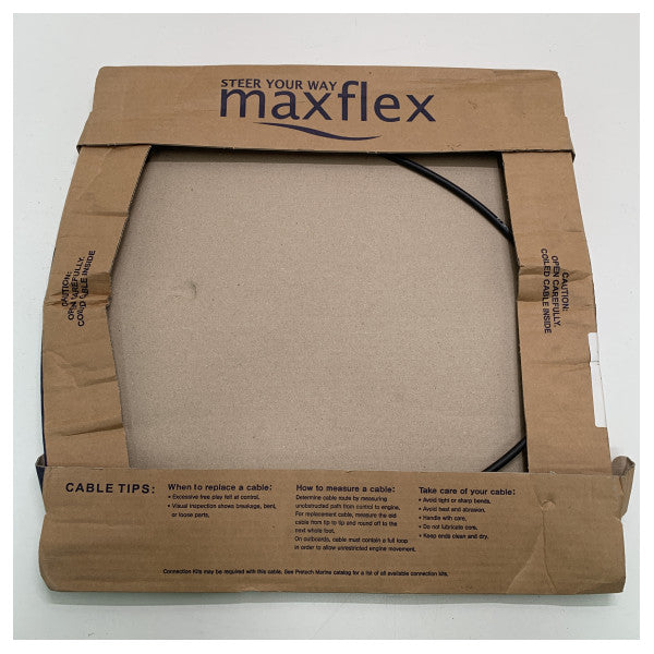 Câble de direction Maxflex de qualité marine - HDPE durable, résistant aux UV, 4m pour les bateaux et l'utilisation marine