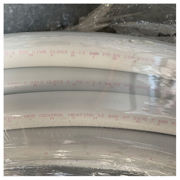 HEP20 28 mm Fleksibilna dužina crijeva za brzo povezivanje 50 metara bijela - 4431028050