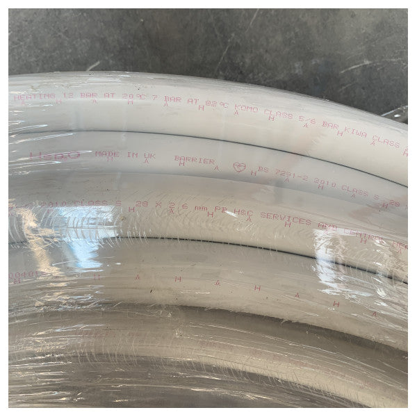 HEP20 28 mm Fleksibilna dužina crijeva za brzo povezivanje 50 metara bijela - 4431028050