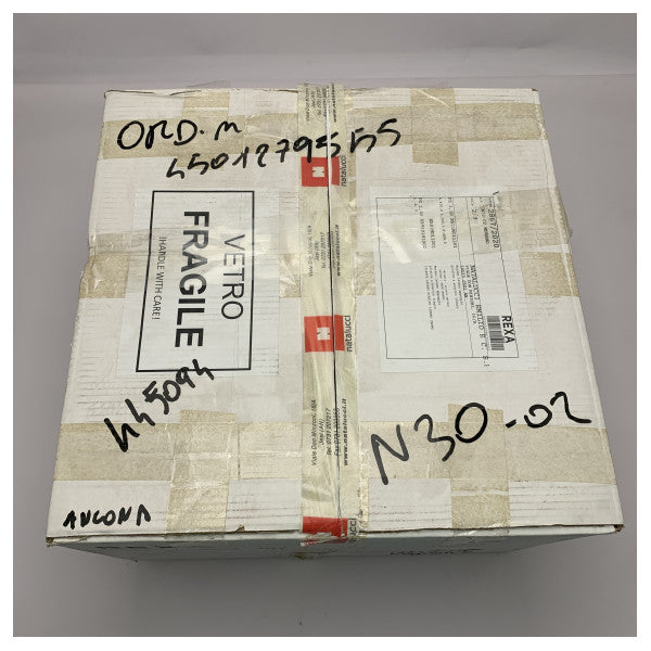 Rexa Design Murano Bronz V30 suorakaiteen muotoinen työtasoallas ylivuotokannella.