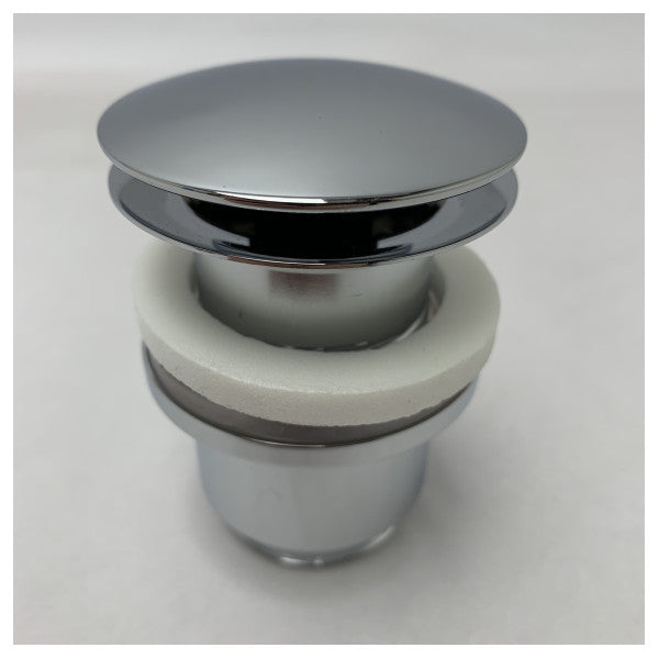 Neve RISCASA1414 Chrome Plated Brass Pop-Up Waste Drain for Marine Sinks - Corrosion Resistant Bathroom Fitting