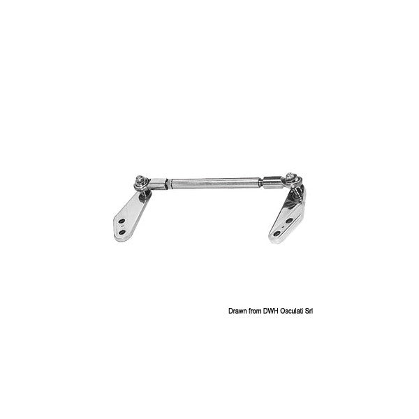 Korkealaatuinen korroosionkestävä A90 Marine perämoottorin kytkentätanko kahden moottorin ohjaukseen