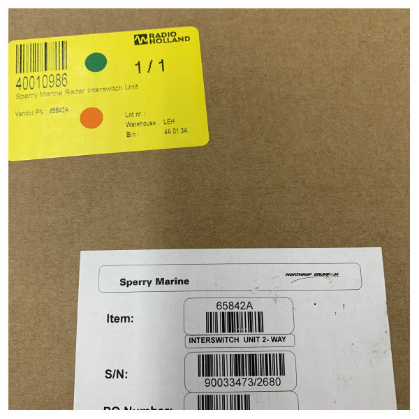 Jednostka radarowa Sperry Marine 65842A 2-kierunkowy przełącznik