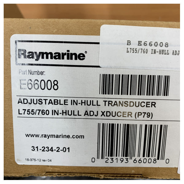 Raymarine Airmar E66008 P79 İç Hacim Derinlik Sensörü 600W