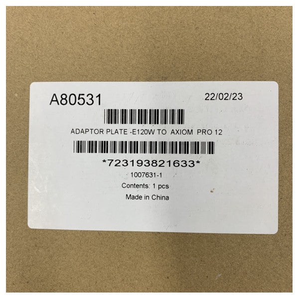 Płyta adaptera Raymarine A80531 E120W do chartplottera Axiom 12 Pro