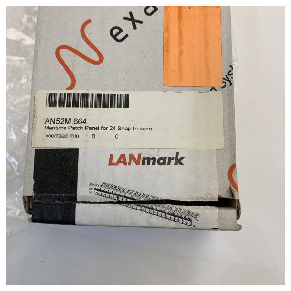 Nexans N52M.664 LANmark Maritime og Industri Fast Patch Panel 24 porter