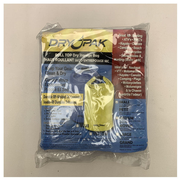 Dry Pak WB2 borsa impermeabile roll top dry bag blu