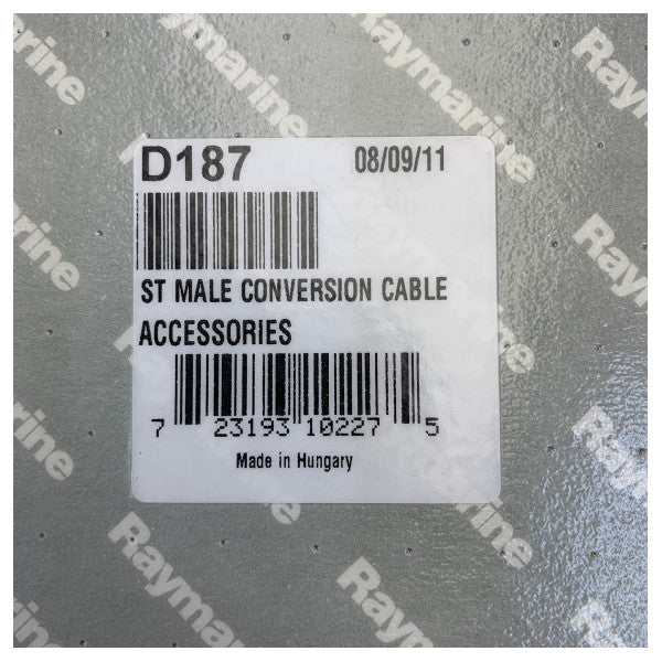 Raymarine ST-30-40-60-80 Converter Cable to ST-50 male - D187