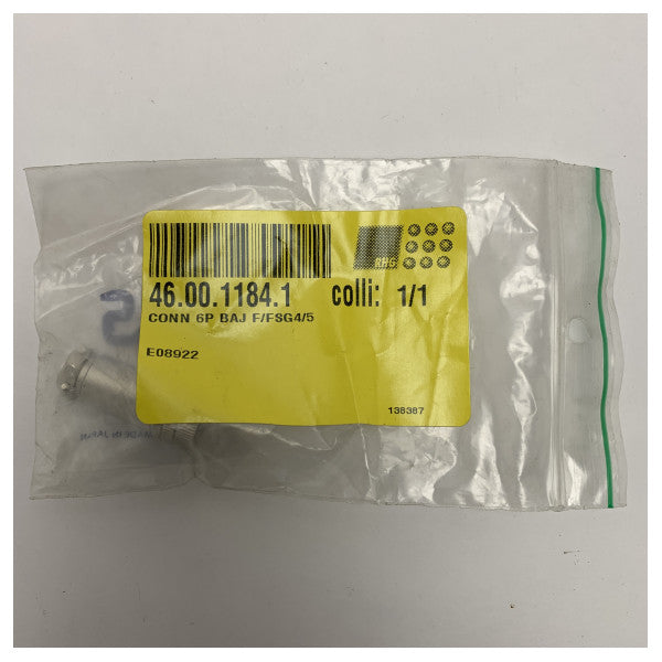 Морський 6-контактний електричний роз'єм, міцний і стійкий до корозії для морського застосування - F/FSG4/5