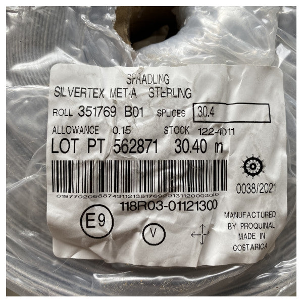 Roll Silvertex with-A Sterling High Quality Upholstery 30.40m-122-4011 17-1500 TPX