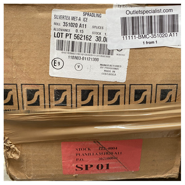 Tappezzeria Spradling Silvertex Met-A ICE 28 metri