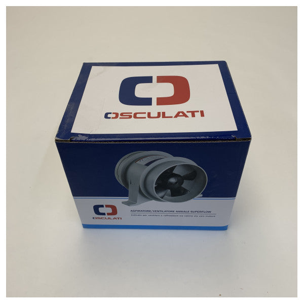 Ventilador In-Line Osculati para Circulação na Sala de Máquinas D79 mm - 3.8M3 12V - 1617201