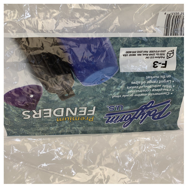 Polyform F3 Ilmatäytteinen fenderi Valkoinen 745 x 220 mm - 3351211