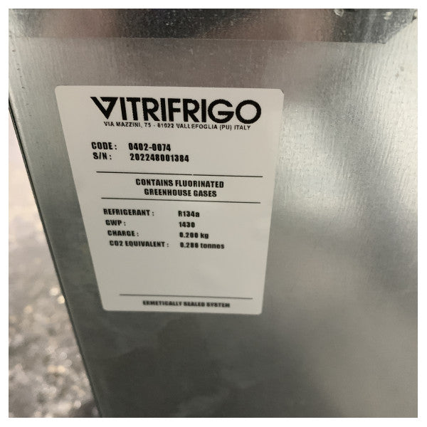Vitrifrigo DW360BT OCX2 Edelstahl Marine Schubladenkühlschrank und Gefrierschrank 12/24V