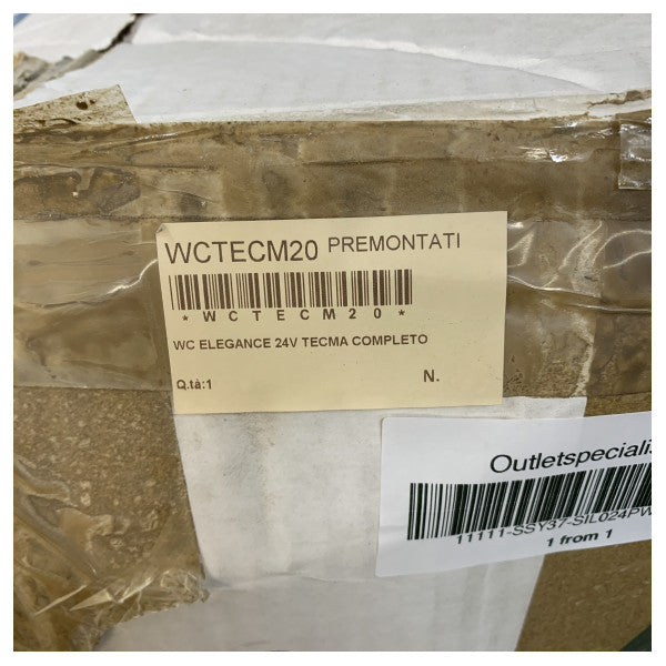 Sanita elétrica Tecma Elegance Silence Plus 2G curta 24V - SIL024PW/T02C