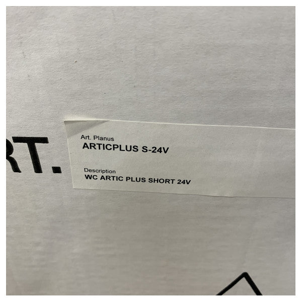 Planus Artic Plus Lyhyt Merivesi Sähkökäymälä 24V Lyhyt