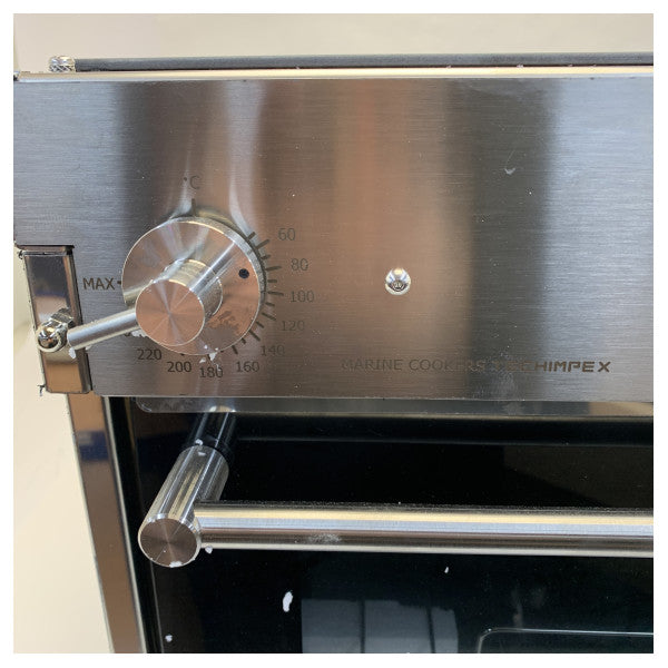 Techimpex Horizon 2F Rustfrit Stål Induktions Cardanisk Komfur 230V - CES2INDUZ000