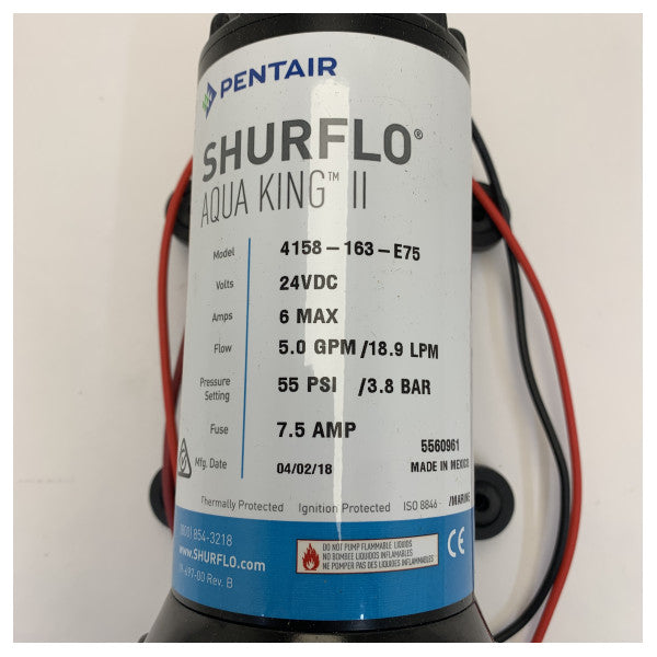 Shurflo Aqua King II Supreme 19L/min 24V Freshwater Pump System
