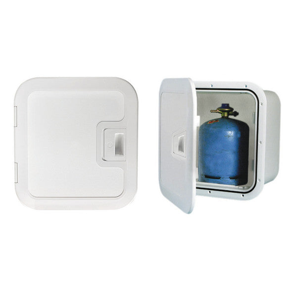 Osculati 5025300 Byggd-i-plastskåp för gasflaskor med ventil
