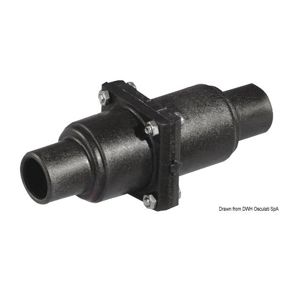 Whale In-Line Check Valve Black 38mm - 1712150