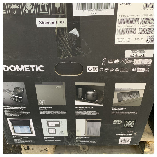 Dometic CFX5 Kompressor Kühlbox 55L Schwarz 12/24/230V - 97000050783