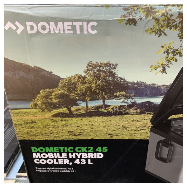Dometic CK2-45 Hybrid Refrigerator Box 43L 12/24/230V Grey - 9620001943