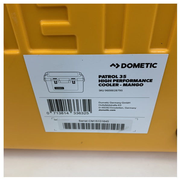 Dometic Patrol 35 Passive Cooling Box 36L Glow - 9600028795