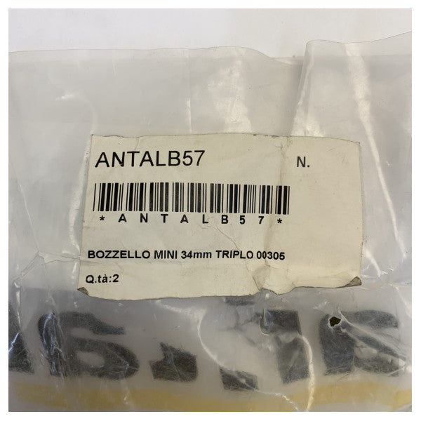 بلوك أنتال ميني تريبل شيف 34x6 34 مم - 00305