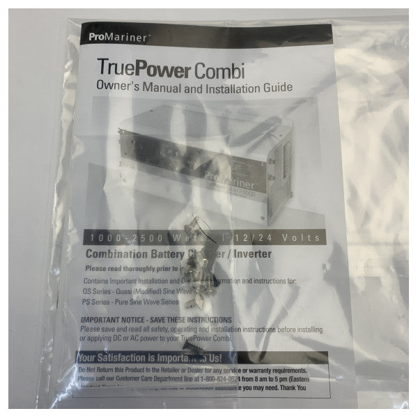 Promariner Truepower Combi 2500W / 120A Charger - Inverter 12V - 230V