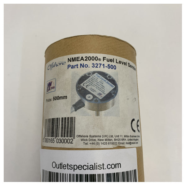 Sensor de Nível ou Volume de Combustível Offshore 3271-500 para Diesel - Combustível e Gasolina